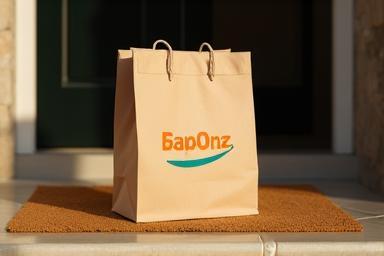 Food left at a customer's doorstep